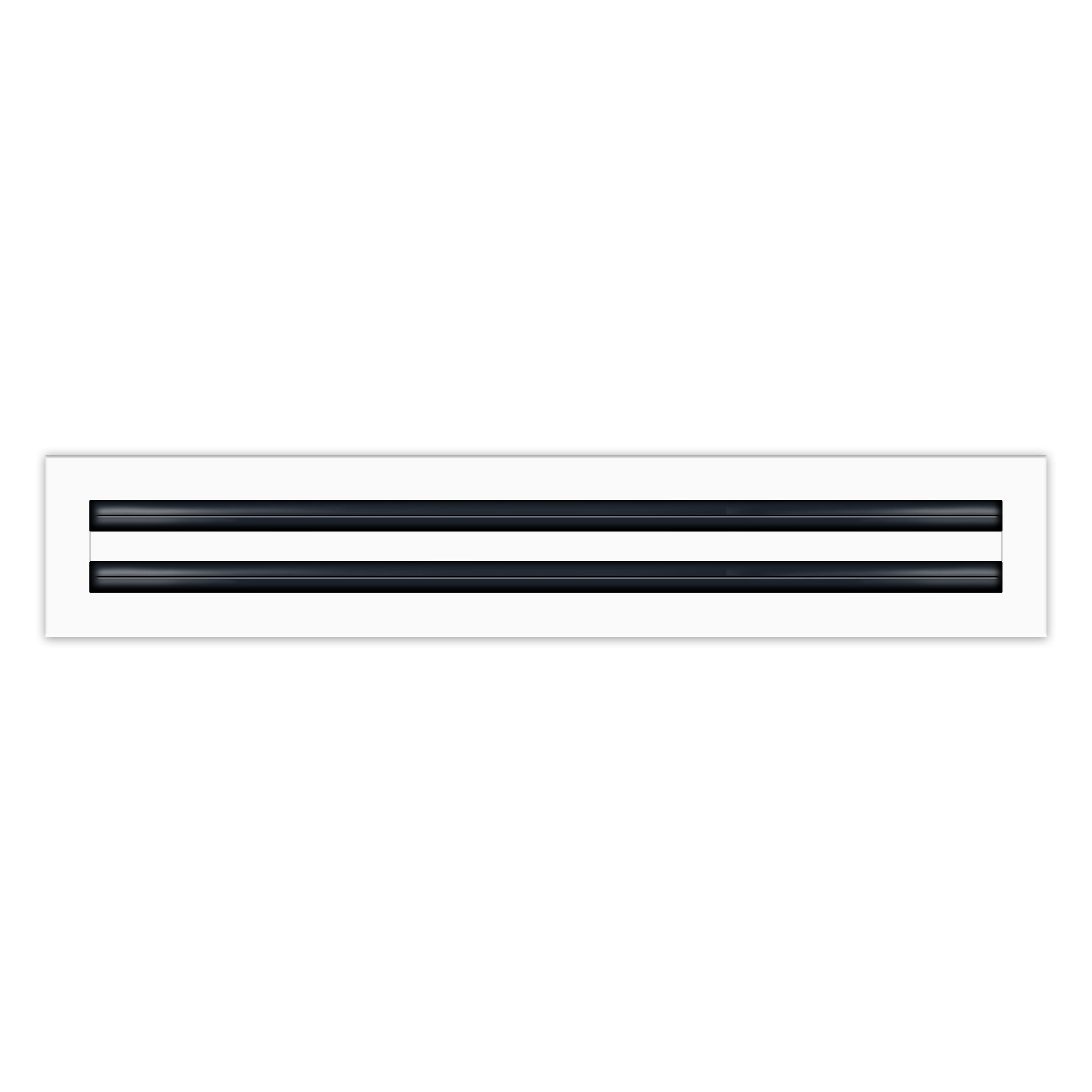 Good Modern AC Vent Cover Standard Linear 4 Slot return Grille 24x10 black